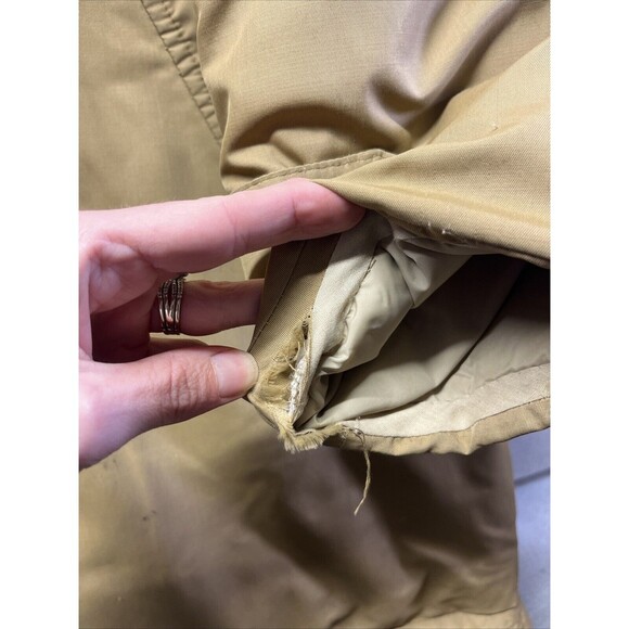 Vintage Comfy Goose Down Puffer Jacket Coat Parka Seattle Men's Large Brown - Picture 4 of 9